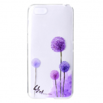 Etui plastikowe dmuchawiec do Honor 7S - przezroczyste