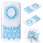 Etui plastikowe niebieski lotus do Honor 7S - przezroczyste