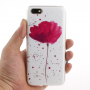 Etui plastikowe mak polny do Honor 7S - czerwone