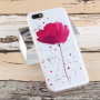 Etui plastikowe mak polny do Honor 7S - czerwone