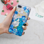 Etui ochronne miękkie niebieski jednorożec do Xiaomi Redmi 6 - przezroczyste