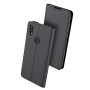 Dux Ducis Skin Pro pokrowiec skórzany flip do Honor 8X - szary