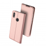 Dux Ducis Skin Pro pokrowiec skórzany flip do Honor 8X - różowo-złoty