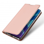Dux Ducis Skin Pro pokrowiec skórzany flip do Honor 8X - różowo-złoty