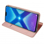 Dux Ducis Skin Pro pokrowiec skórzany flip do Honor 8X - różowo-złoty