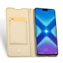 Dux Ducis Skin Pro pokrowiec skórzany flip do Honor 8X - złoty