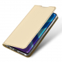 Dux Ducis Skin Pro pokrowiec skórzany flip do Honor 8X - złoty