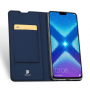 Dux Ducis Skin Pro pokrowiec skórzany flip do Honor 8X - ciemnoniebieski