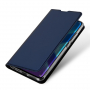 Dux Ducis Skin Pro pokrowiec skórzany flip do Honor 8X - ciemnoniebieski