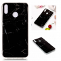 Etui plastikowe marmur do Honor 8X - czarne
