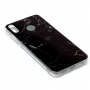 Etui plastikowe marmur do Honor 8X - czarne