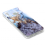 Etui plastikowe marmur do Honor 8X - niebieskie
