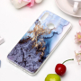 Etui plastikowe marmur do Honor 8X - niebieskie