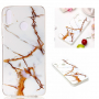 Etui plastikowe marmur do Honor 8X - złote