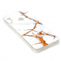 Etui plastikowe marmur do Honor 8X - złote