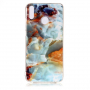 Etui plastikowe marmur do Honor 8X - turkusowe