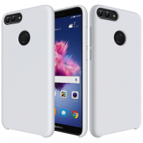Etui silikonowe Liquid do Honor 9 Lite - białe