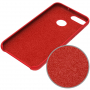 Etui silikonowe Liquid do Honor 9 Lite - czerwone
