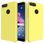 Etui silikonowe Liquid do Honor 9 Lite - żółte