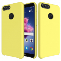 Etui silikonowe Liquid do Honor 9 Lite - żółte