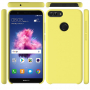 Etui silikonowe Liquid do Honor 9 Lite - żółte