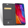 Dux Ducis Skin Pro pokrowiec skórzany flip do Xiaomi Mi 8 - czarny