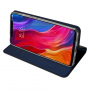 Dux Ducis Skin Pro pokrowiec skórzany flip do Xiaomi Mi 8 - niebieski