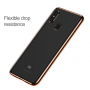 Baseus Shining etui przezroczyste z ramką do Xiaomi Mi 8 - złote