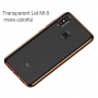 Baseus Shining etui przezroczyste z ramką do Xiaomi Mi 8 - złote