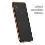 Baseus Shining etui przezroczyste z ramką do Xiaomi Mi 8 - złote