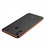 Baseus Shining etui przezroczyste z ramką do Xiaomi Mi 8 - złote