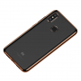 Baseus Shining etui przezroczyste z ramką do Xiaomi Mi 8 - złote