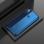 Baseus Shining etui przezroczyste z ramką do Xiaomi Mi 8 - niebieskie