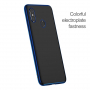 Baseus Shining etui przezroczyste z ramką do Xiaomi Mi 8 - niebieskie