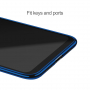 Baseus Shining etui przezroczyste z ramką do Xiaomi Mi 8 - niebieskie