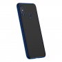 Baseus Shining etui przezroczyste z ramką do Xiaomi Mi 8 - niebieskie