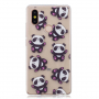 Etui plastikowe pandy do Xiaomi Mi 8 - przezroczyste