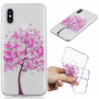 Etui plastikowe drzewo do Xiaomi Mi 8 - przezroczyste