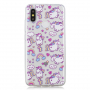 Etui plastikowe jednorożce do Xiaomi Mi 8 - przezroczyste