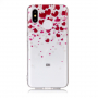 Etui plastikowe serce i kwiaty do Xiaomi Mi 8 - przezroczyste