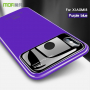 Mofi etui plastikowe ze szkłem do Xiaomi Mi 8 - fioletowe