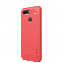 Mofi etui ze szlifowaną teksturą do Xiaomi Mi 8 Lite - czerwone