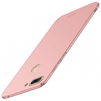 Mofi etui plastikowe Frosted do Xiaomi Mi 8 Lite - różowo-złote