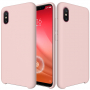 Etui silikonowe Liquid do Xiaomi Mi 8 Pro - różowe
