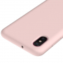 Etui silikonowe Liquid do Xiaomi Mi 8 Pro - różowe