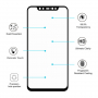 Enkay Szkło hartowane 2,5D do Xiaomi Mi 8 - czarne