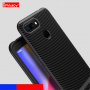 Ipaky etui z teksturą włókien karbonowych do Xiaomi Redmi 6 - czarne