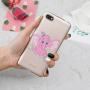 Etui ochronne ze słoniątkiem różowym do Xiaomi Redmi 6 - przezroczyste