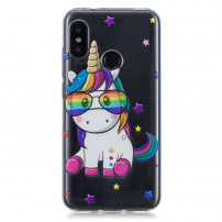 Etui ochronne miękkie białe kwiaty do Xiaomi Redmi 6 - przezroczyste