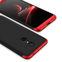 GKK etui tylne z ochroną krawędzi do Xiaomi Redmi Note 5 - czerwono-czarne